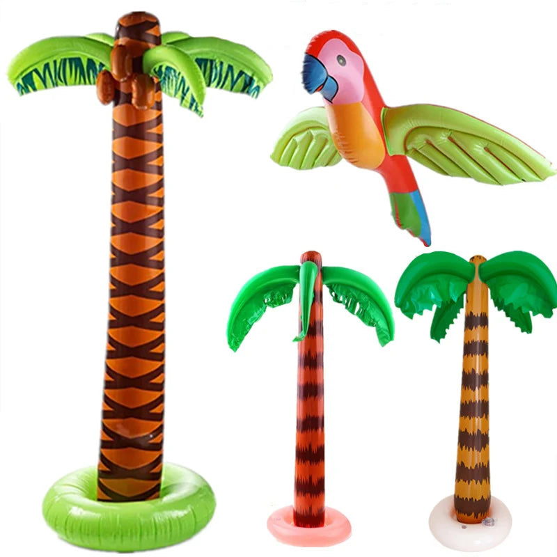 Tropical Party Balloons – Flamingo, Palm Tree & Luau Decor Party Balloons Babs