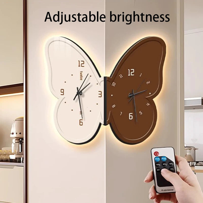 Oeny Luminous Nordic Wall Clock | Modern Noiseless Design Decorative Wall Clock Babs