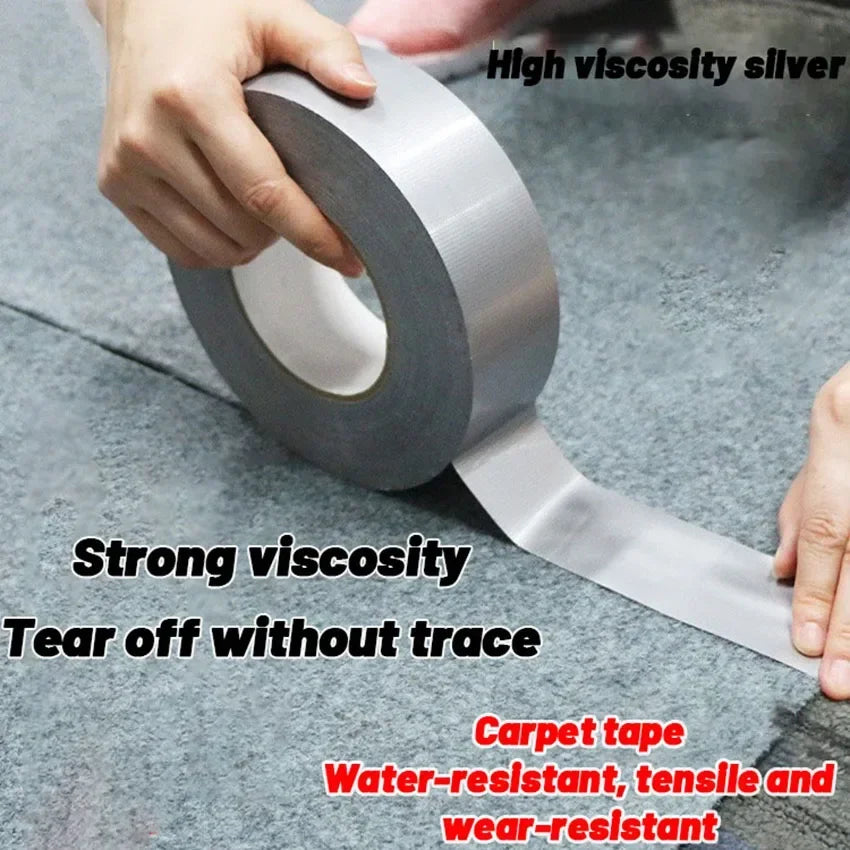 10m Aluminum Foil Duct Tape – Waterproof Heavy-Duty Silver Tape Aluminum Foil Tape Babs