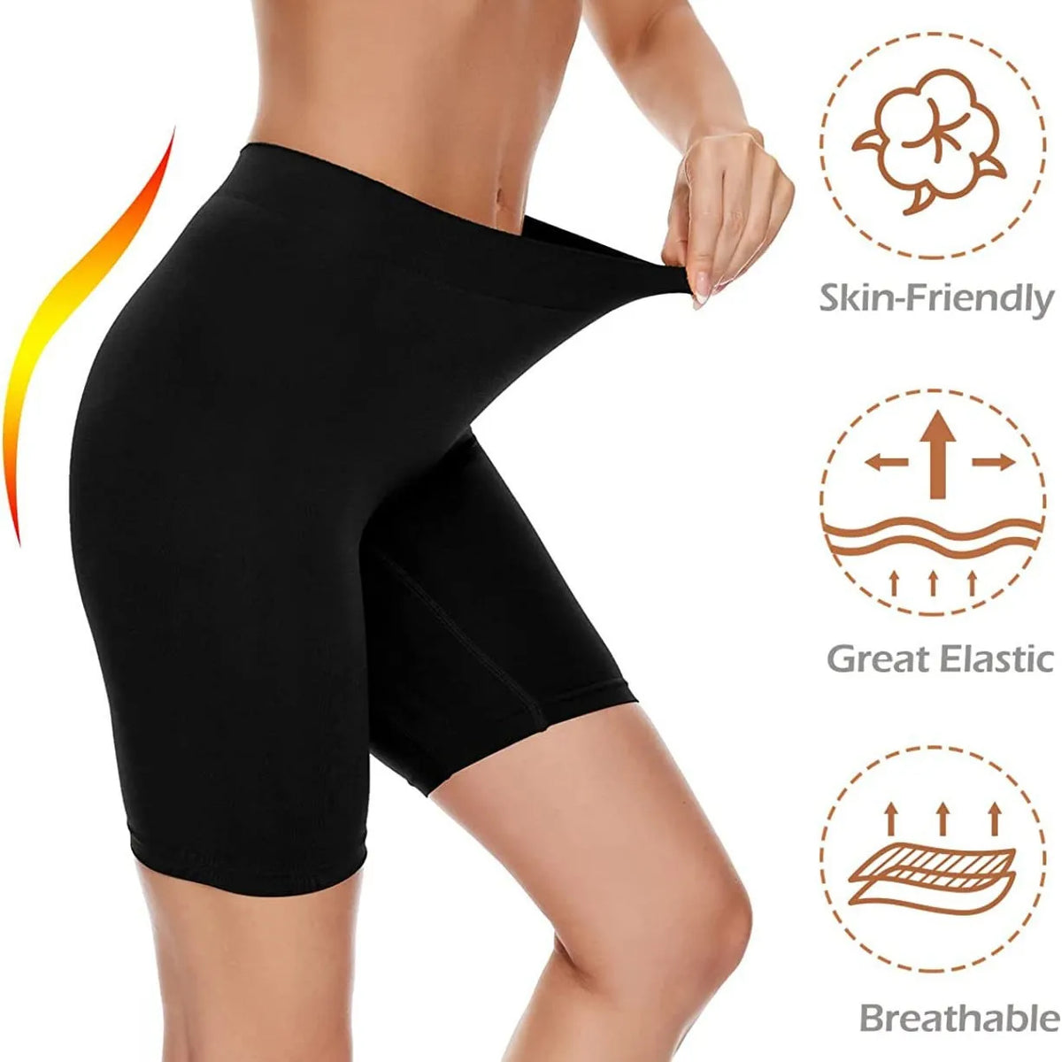 Women's High Waist Seamless Yoga Shorts | Tummy Control S–5XL Yoga Shorts Babs 45-90kg M