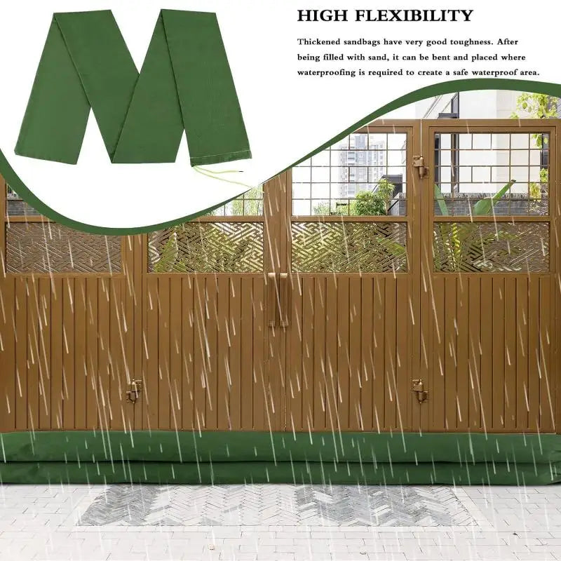 Heavy Duty Reusable Canvas Flood Sandbags – Large Capacity Flood Control Sandbags Babs
