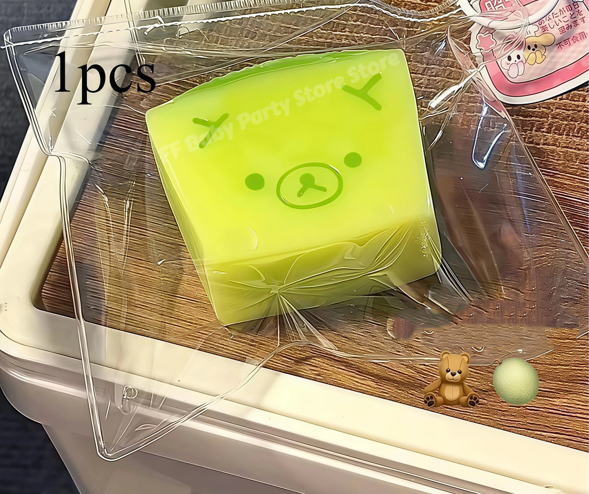 Melon Bear Taba Squishy Toy | Butter Texture ASMR Fidget