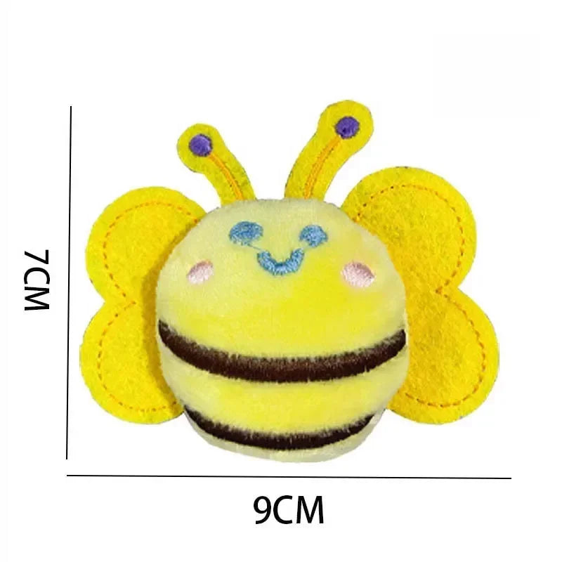 Cute Plush Bee Keychain – Soft Doll Pendant for Bags & Keys Plush Keychain Charm Babs
