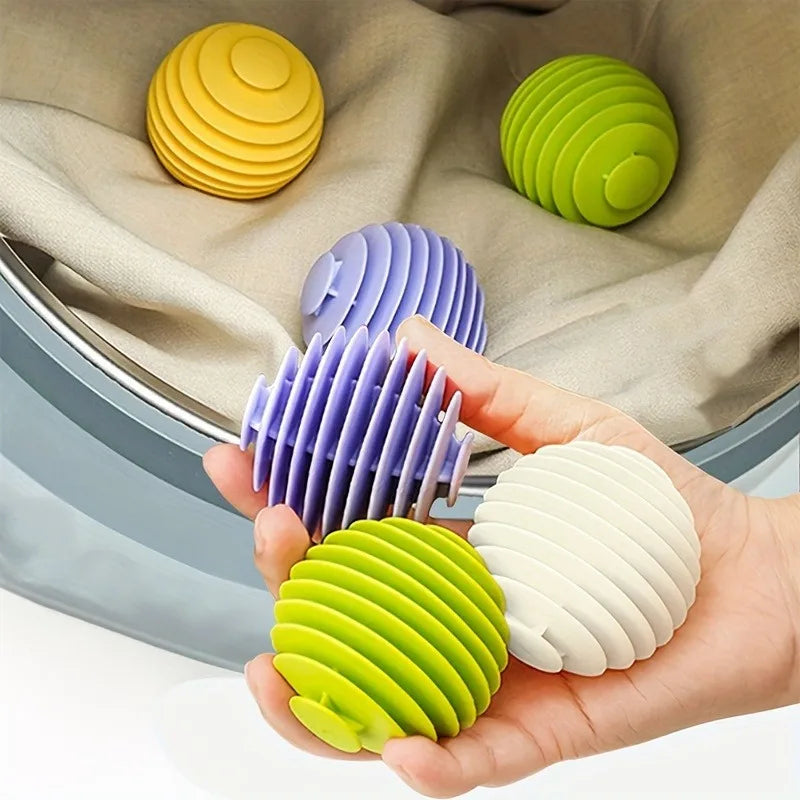 6-Pack Reusable Anti-Static Dryer Balls for Laundry & Drying Dryer Laundry Balls Babs