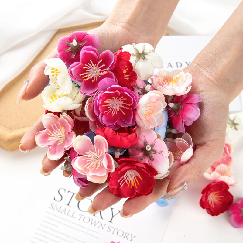 Artificial Silk Sakura Flower Heads – Wedding & Home Décor Artificial Flower Heads Babs