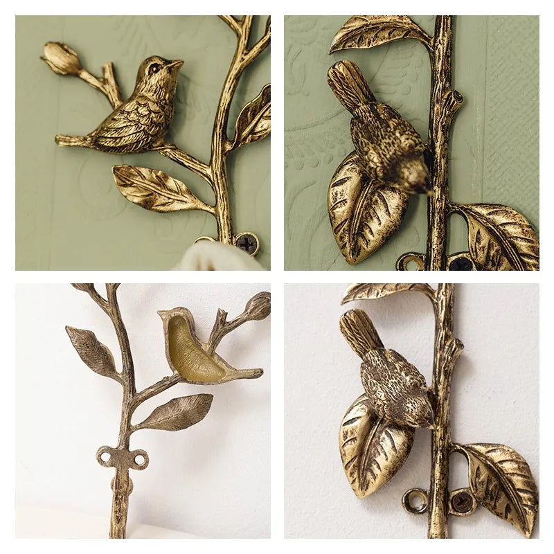 Vintage Gold Wall Mounted Metal Coat Rack – Minimalist Hanger Wall Mounted Coat Rack Babs
