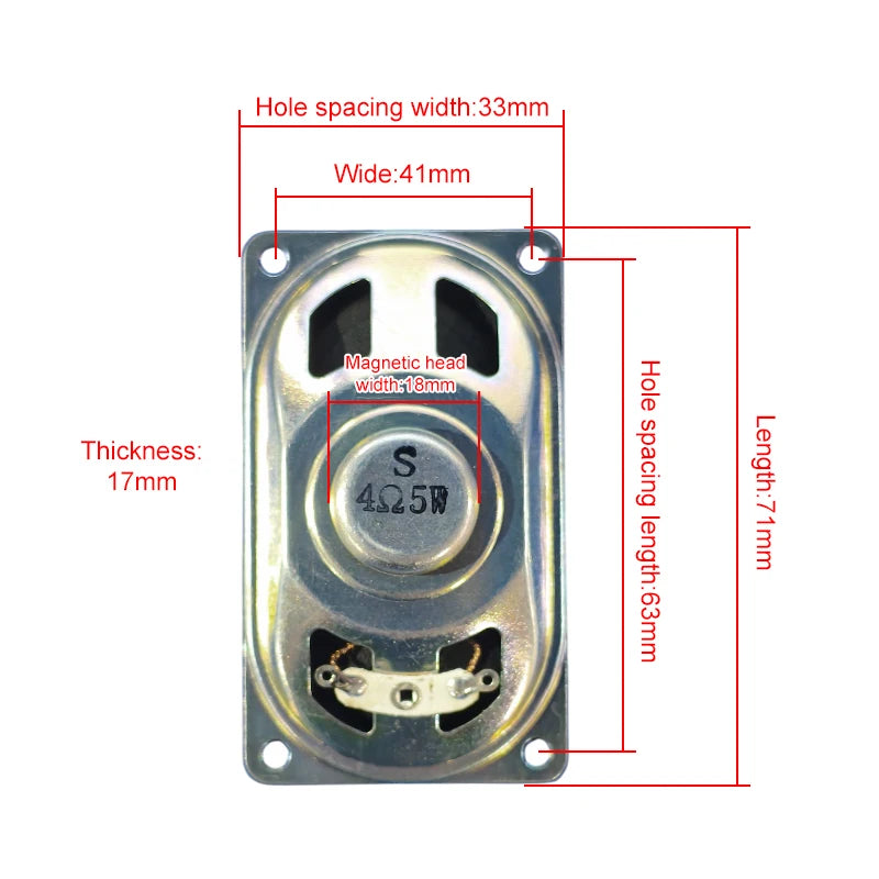 4070 Ultra-Thin LCD Monitor Speaker Horn 7×4cm DIY 1–5W Speaker Horn Babs B 4 5W
