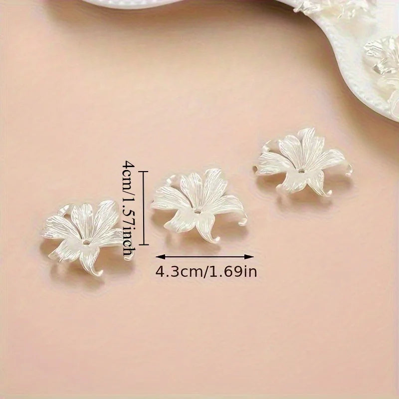 Iris Flower Plastic Beads – DIY Jewelry Making Supplies DIY Jewelry Beads Babs