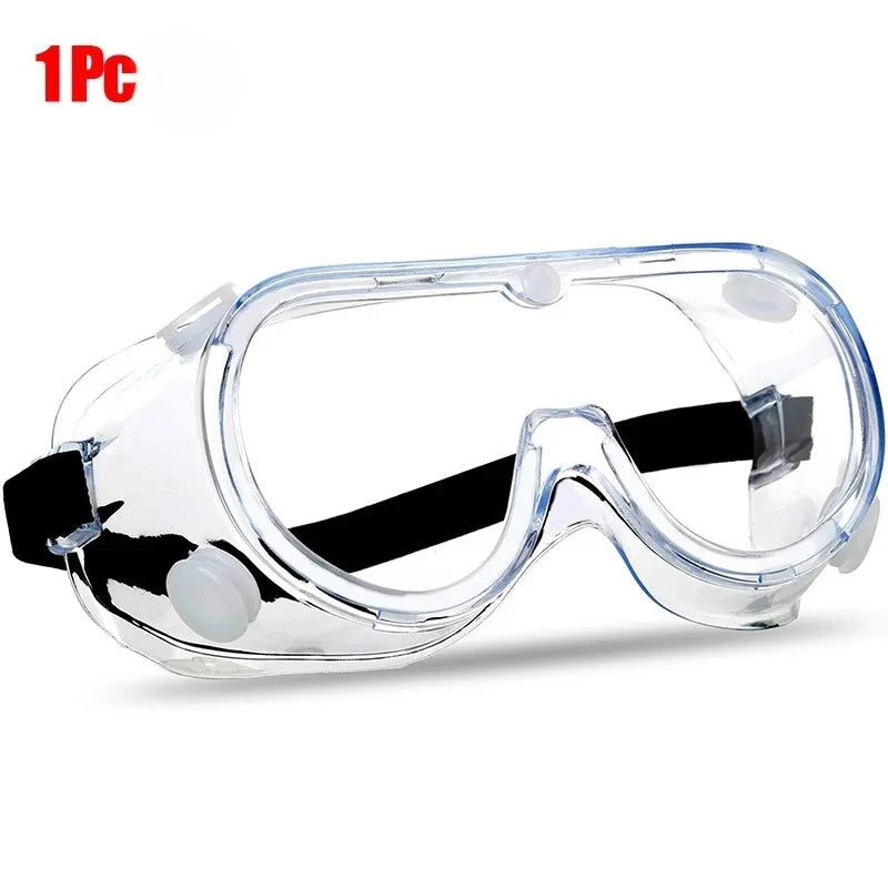 Anti-Fog Safety Goggles | Clear Protective Eyewear, Elastic Strap Safety Goggles Babs 1Pc