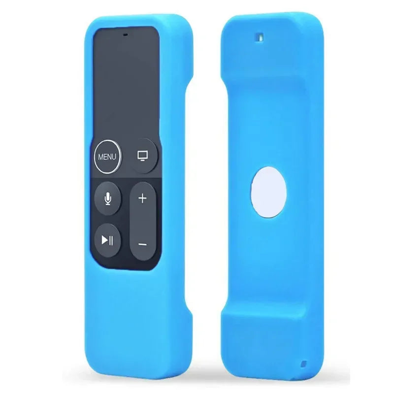 Silicone Case for Apple TV 4K Remote – Dustproof Cover Remote Control Case Babs Blue China Mainland