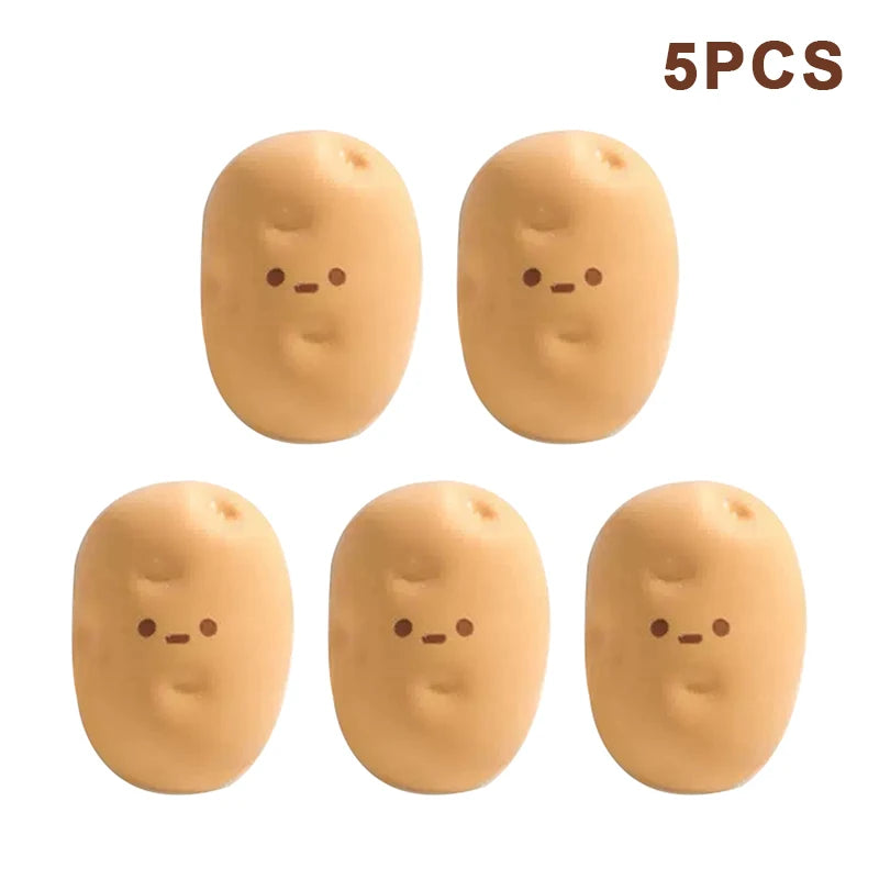 Potato-Shaped Novelty Erasers – Cute 3D Food Eraser Set Novelty Eraser Set Babs 5PCS