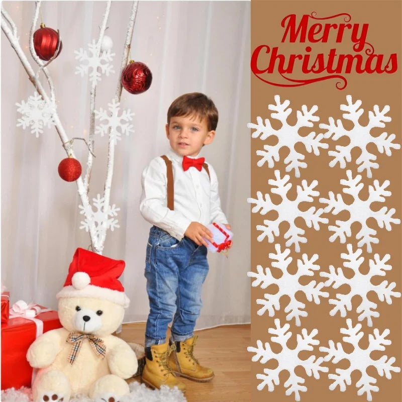 Foam Snowflake Hanging Ornaments – 6 Pcs Christmas Decor Christmas Ornaments Babs