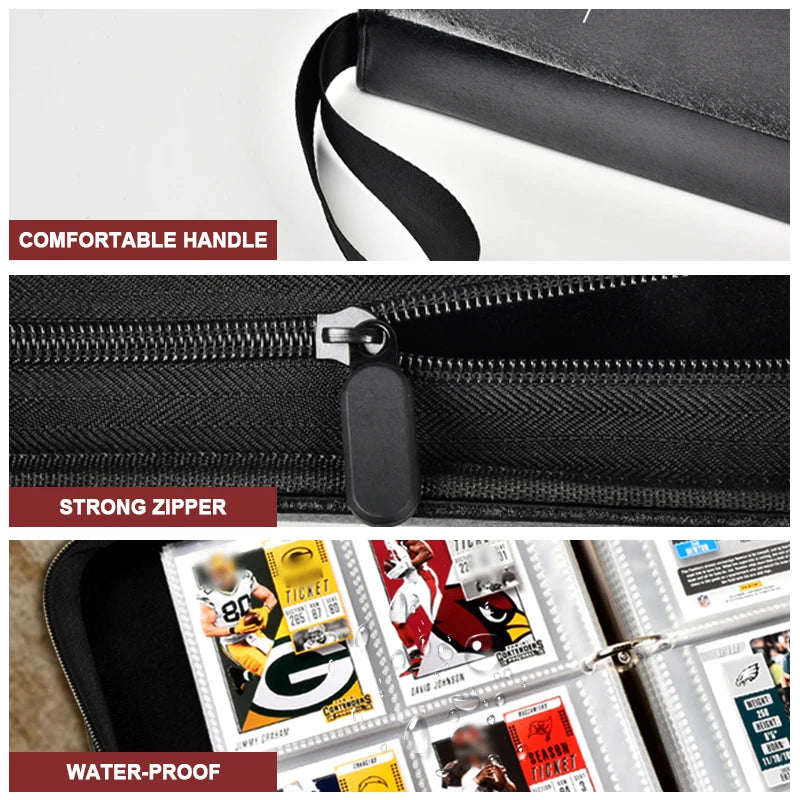 Baseball Card Binder 440 Pockets – Trading Card Sleeve Holder Trading Card Binder Babs