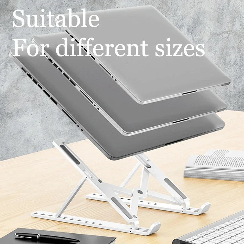 Foldable Adjustable Laptop Stand – ABS Notebook Stand for MacBook Laptop Stand Babs