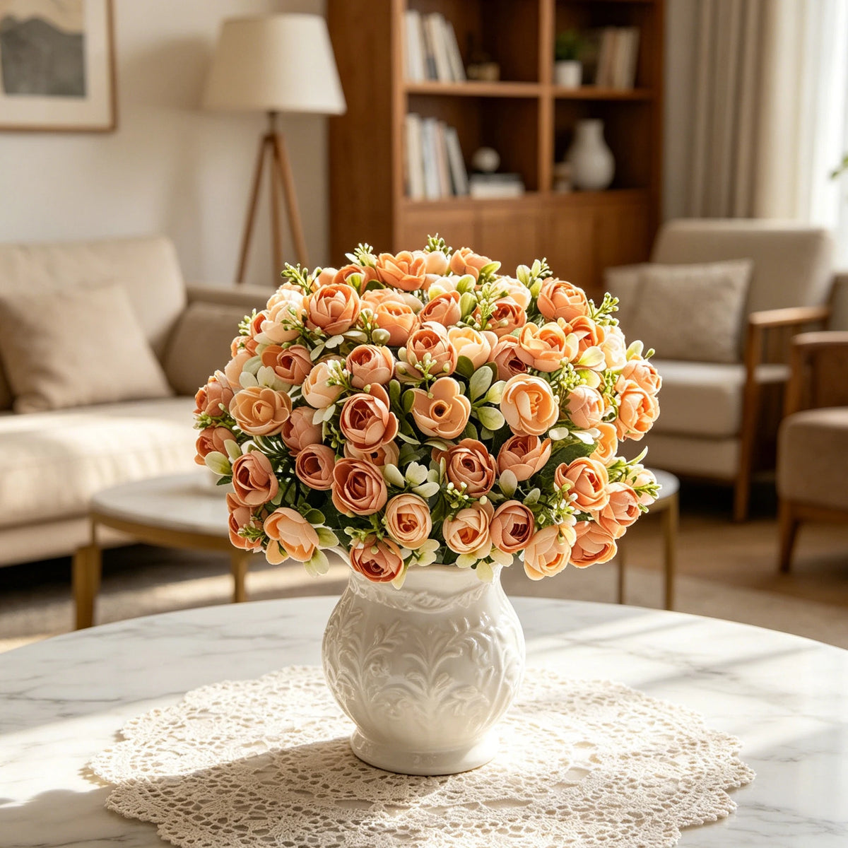 Artificial Silk Rose Tea Bud Flowers – Wedding & Home Decor Artificial Silk Flowers Babs