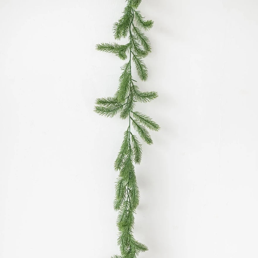 72M Artificial Pine Needle Vine for Christmas & Wedding Decor Artificial Vine Decor Babs green 3 pcs