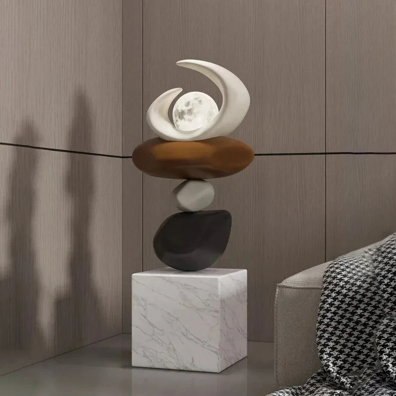 Nordic Astronaut Floor Lamp Sculpture – Large FRP Art Figurine Decorative Floor Lamp Babs