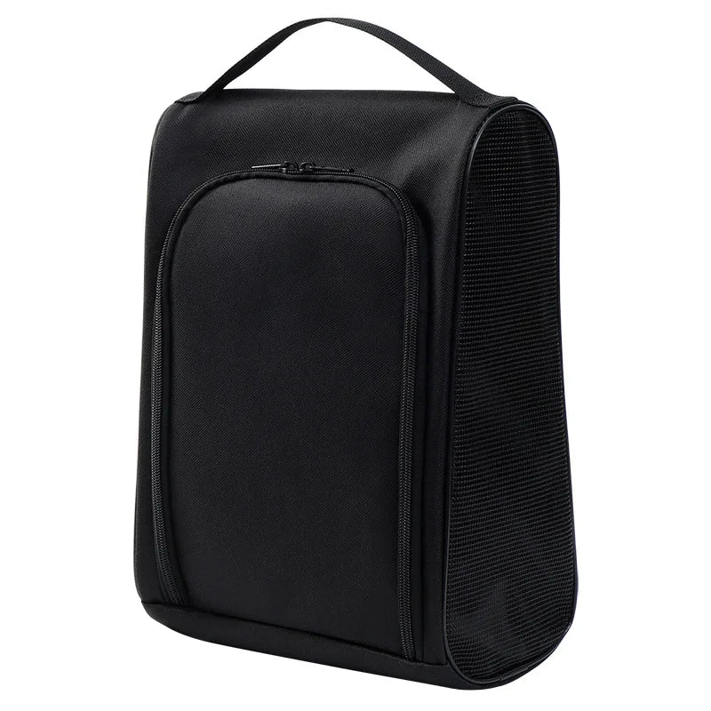 Waterproof Travel Shoe Bag – Portable Oxford Sneaker Organizer Travel Shoe Bag Babs black