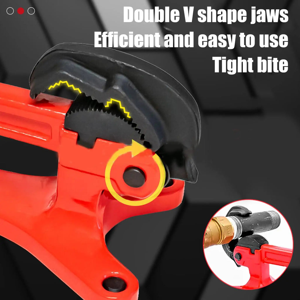 Manual Pipe Clamp Spring-Loaded Jaw | Valve & Pipeline Tool Pipe Clamp Tool Babs