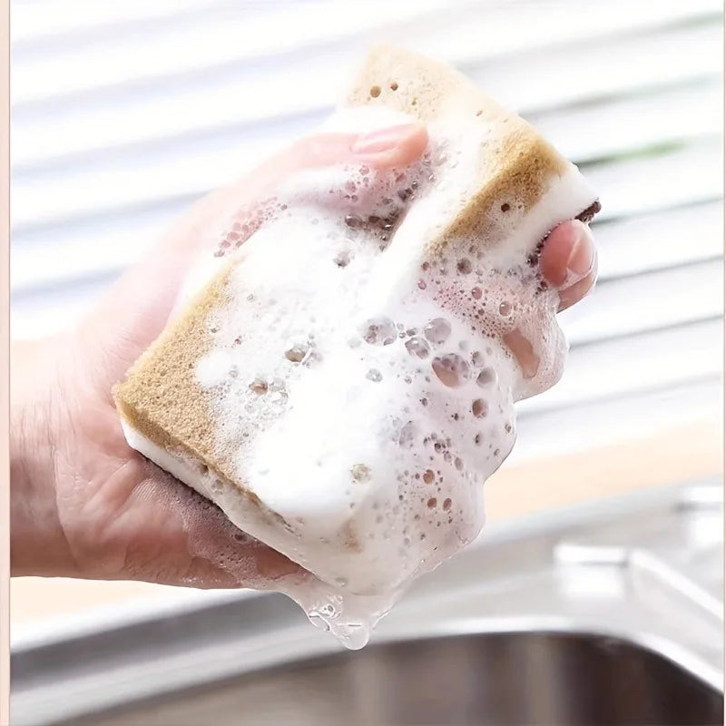 3-Layer Double-Sided Kitchen Scouring Sponge | Durable Kitchen Scouring Sponge Babs