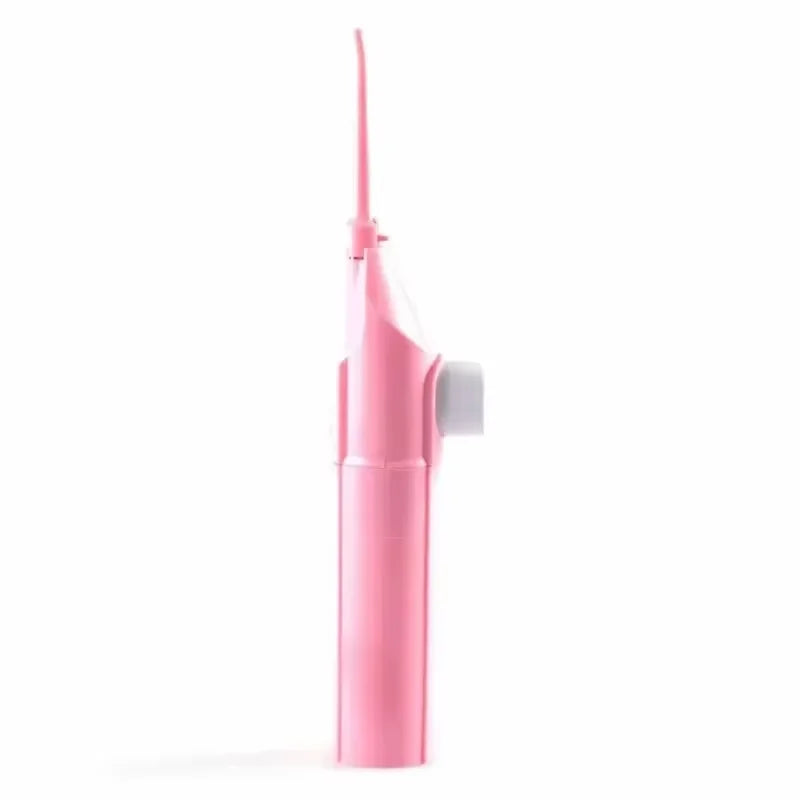 Portable Manual High Pressure Oral Irrigator Water Flosser Oral Irrigator Babs Pink