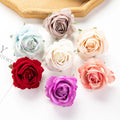 Artificial Silk Rose Flower Heads – DIY Wedding & Home Decor 40/80pc Artificial Flower Heads Babs MULTI 40 Pieces