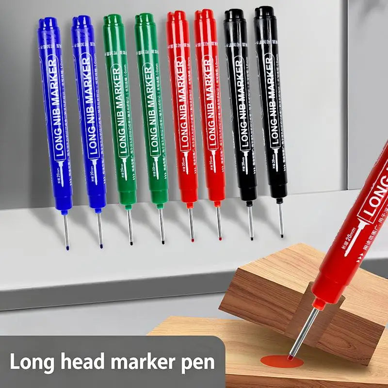 Deep Hole Marker Pen Long Needle 20mm/45mm – Woodworking & Tile Deep Hole Marker Pen Babs