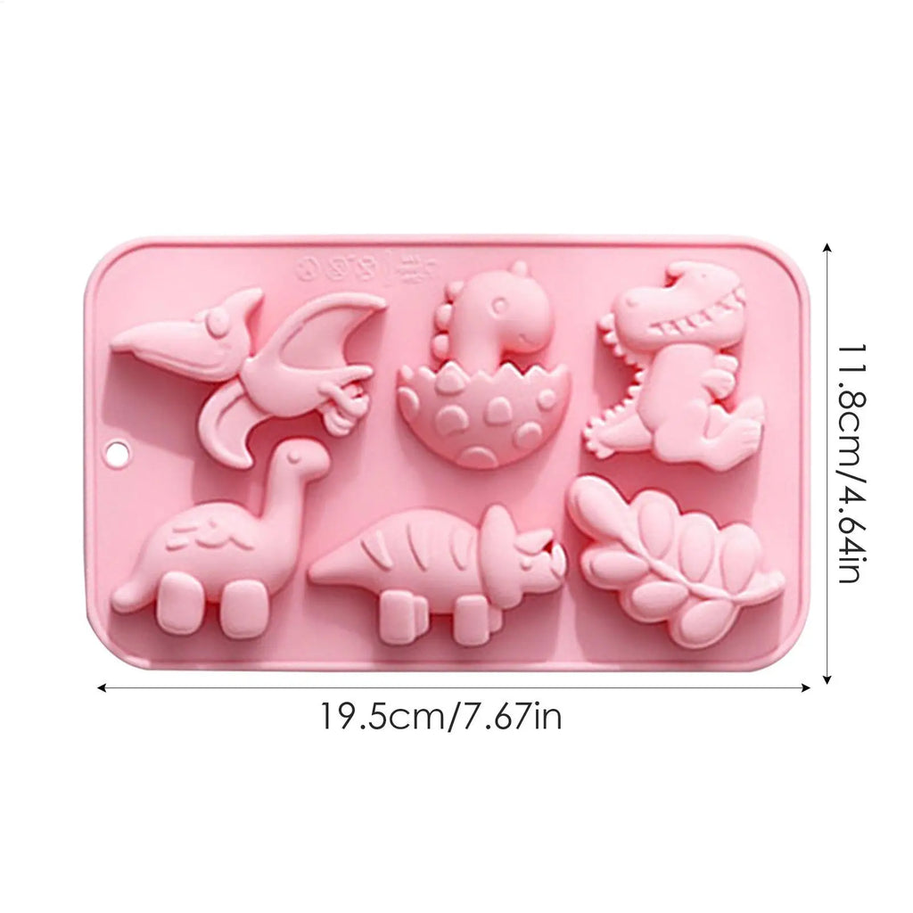 3D Dinosaur Silicone Mold for Cake, Chocolate & Candy Silicone Baking Mold Babs
