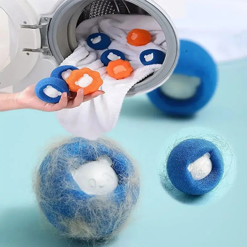 Reusable Pet Hair Remover Laundry Balls – Lint & Fur Catcher Laundry Lint Remover Babs