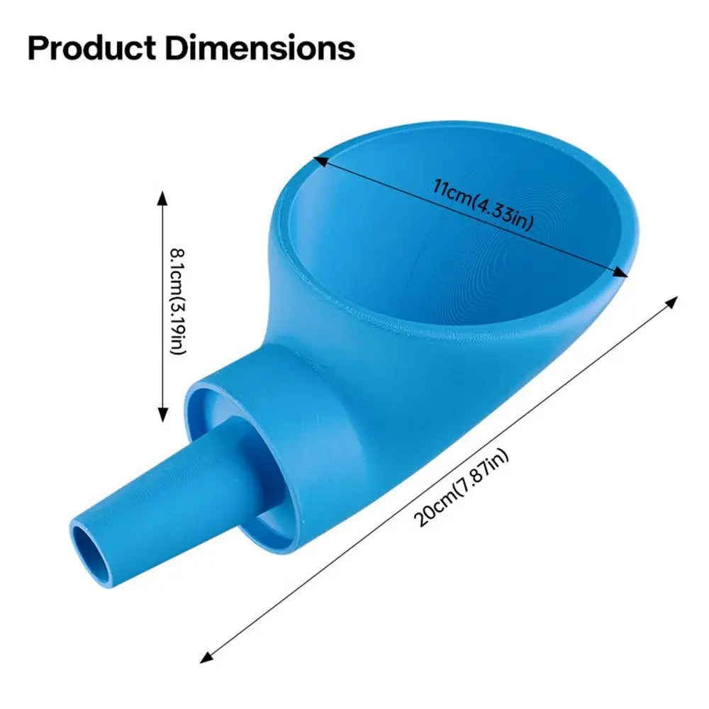 RV Water Filler Funnel – Splash-Free Camper Tank Refill Tool RV Water Funnel Babs Blue 1pcs