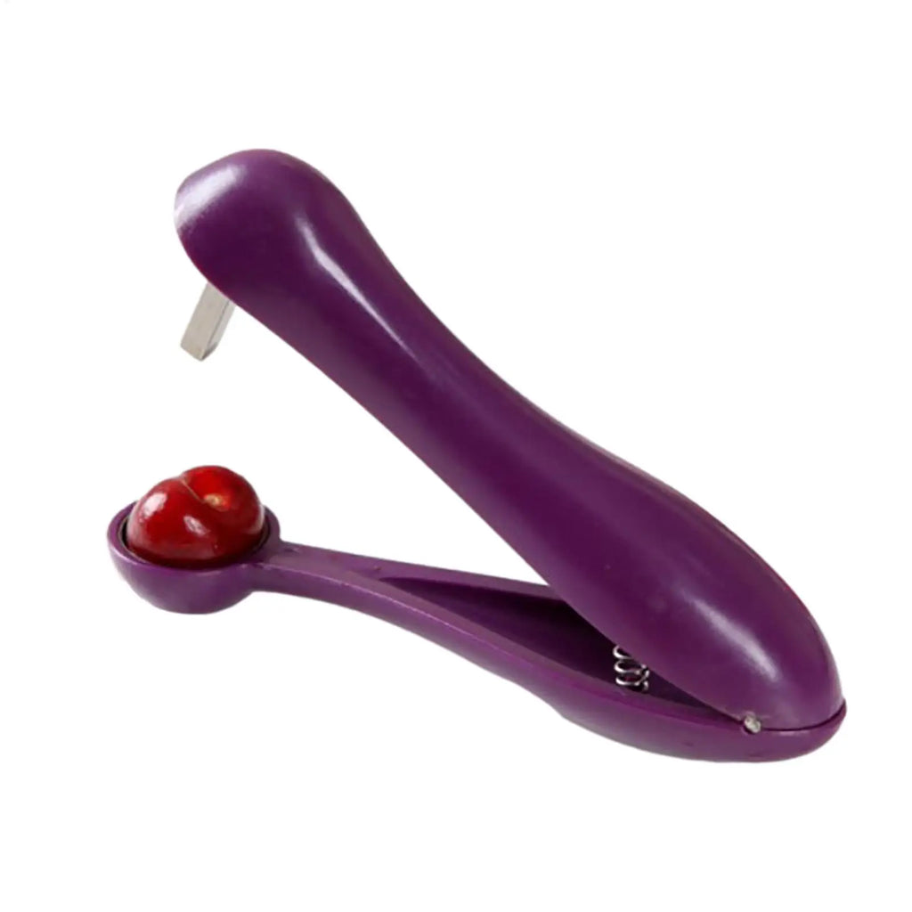 Cherry Pitter & Olive Corer Tool – One-Hand Kitchen Gadget Fruit Pitter Tool Babs