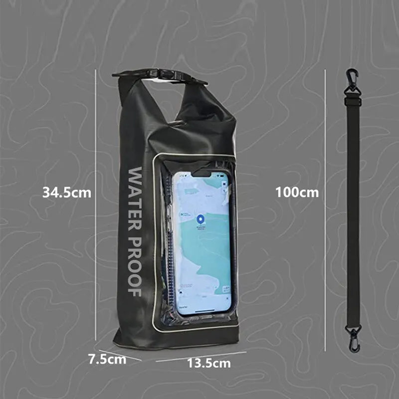 Waterproof Dry Bag 2L 5L Touch Screen PVC Outdoor Backpack Waterproof Dry Bag Babs