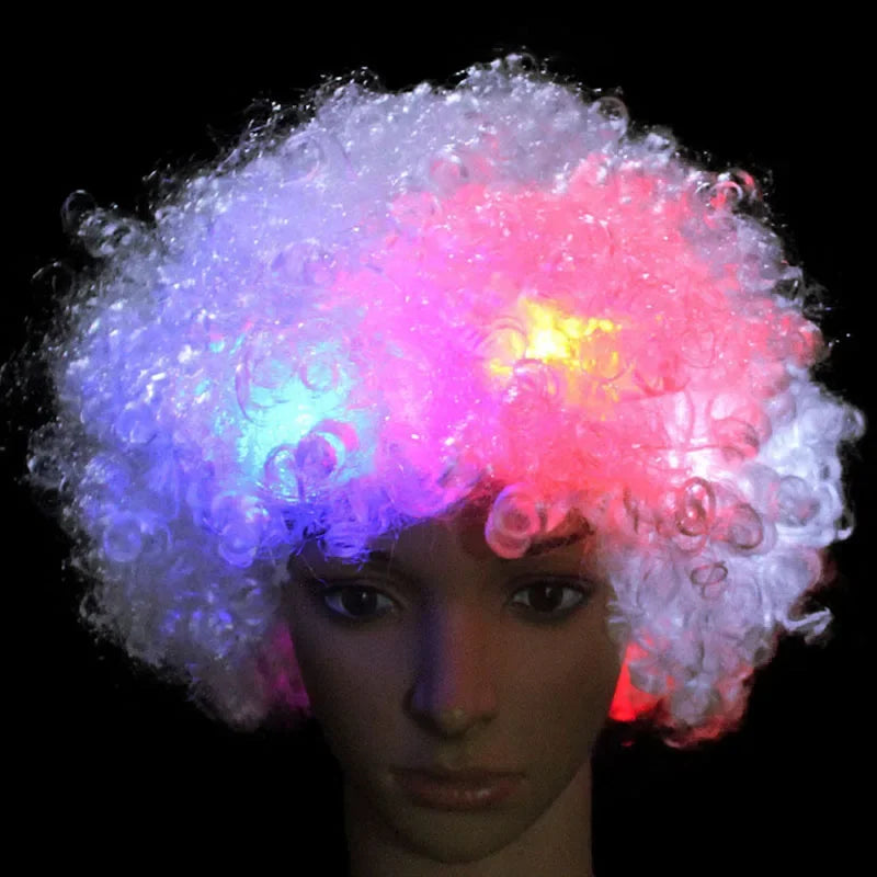 LED Light-Up Clown Headband Flashing Glow Party Accessory LED Party Headband Babs