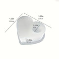Heart Silicone Mold for Candle, Resin & Cement Casting Silicone Casting Mold Babs 1pc