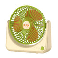 Portable USB Rechargeable Desktop Fan – 3-Speed U-Shape Mini Portable Desktop Fan Babs green