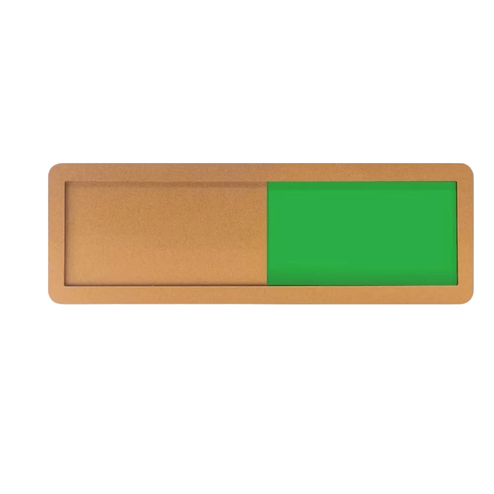Acrylic Vacant Occupied Slide Door Sign – Home & Office Door Occupancy Sign Babs Gold