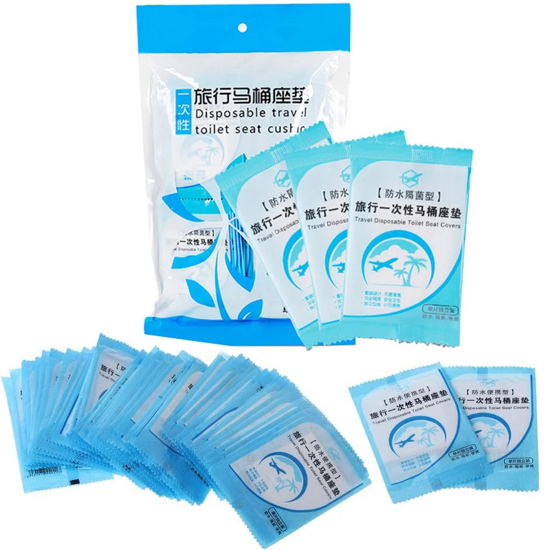 Disposable Toilet Seat Covers 30/100 Pcs – Waterproof Travel Pads Disposable Toilet Covers Babs