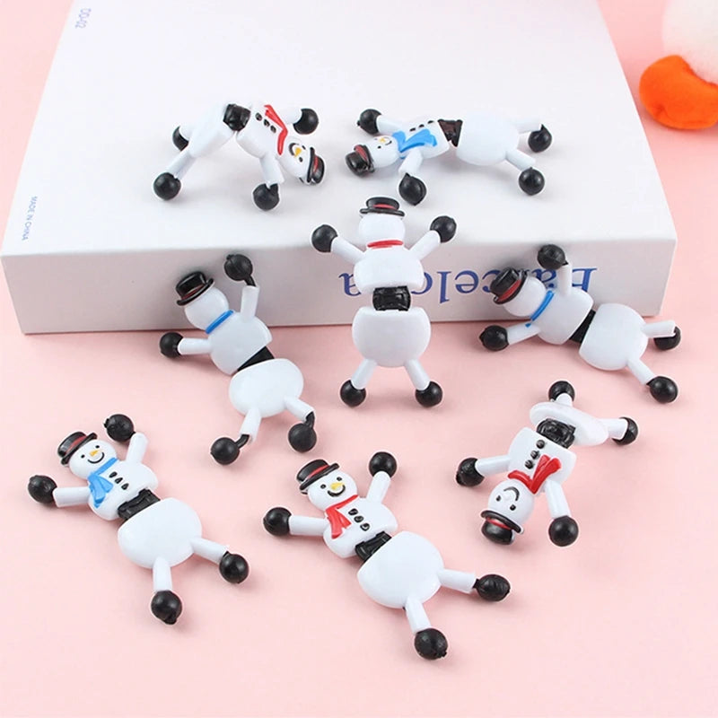 Sticky Snowman Stretchy Wall Climbing Toys – 5-20Pcs Xmas Gift Novelty Stretchy Toy Babs Mix 5pcs