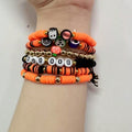 6pcs Halloween Charm Bracelet Set – Pumpkin Bat Ghost Halloween Charm Bracelet Babs 6Pcs bracelet