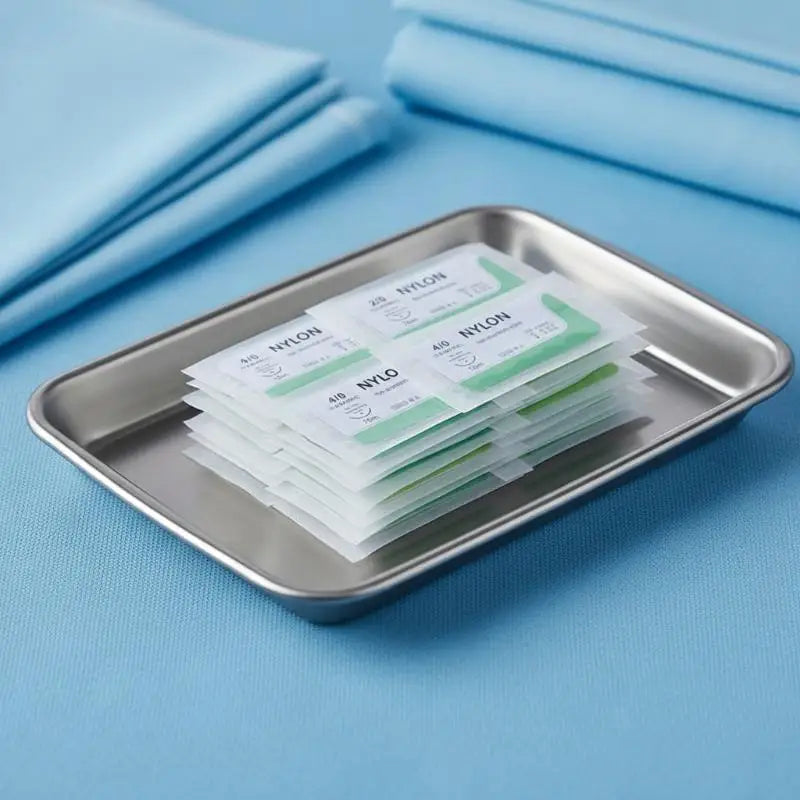 12Pcs Suture Practice Kit – Nylon & Polyester, Sizes 2/0–5/0 Suture Practice Kit Babs