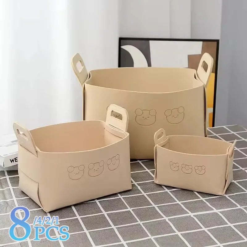 Foldable Felt Storage Basket – Car, Toy & Home Organizer Foldable Storage Basket Babs