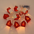 Christmas Wooden House LED String Light Xmas Tree Ornament Christmas Tree Ornament Babs B