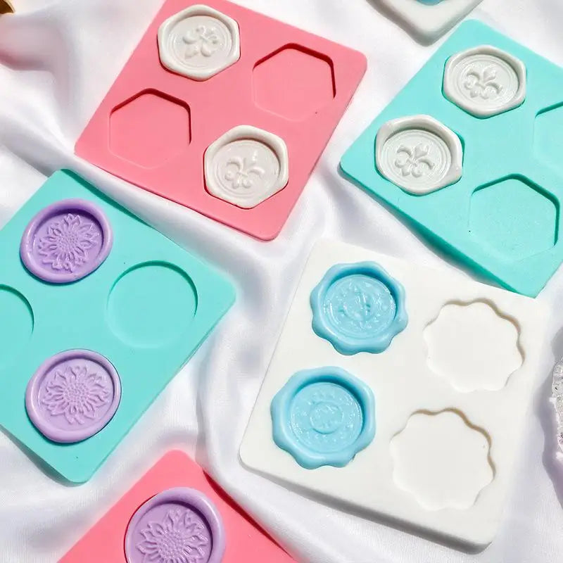 Wax Seal Stamp Silicone Mold Pad | 25mm DIY Craft Tool Wax Seal Mold Pad Babs