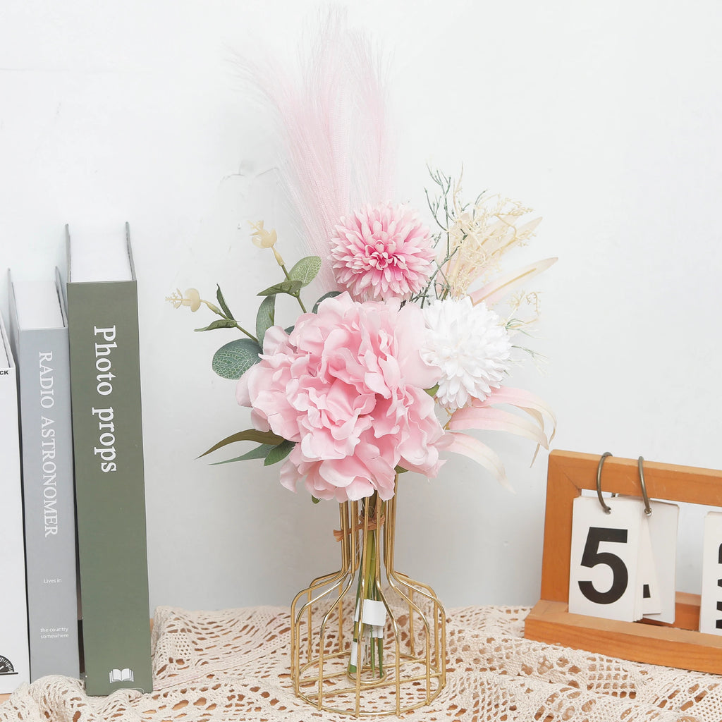 Luxury Silk Peony Artificial Flowers for Wedding & Home Decor Artificial Flower Stem Babs