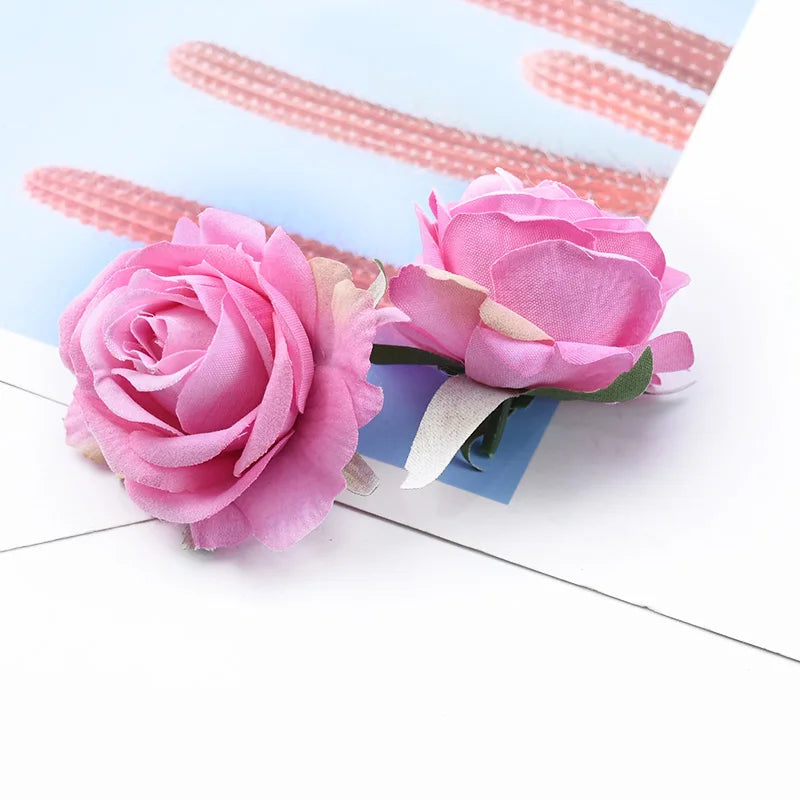 Velvet Silk Rose Heads 10/20 Pcs – Artificial Flowers for Weddings Artificial Silk Roses Babs color 6 20 Pieces