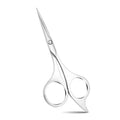 Professional Stainless Steel Eyebrow Scissors – Sharp & Ergonomic Eyebrow Scissors Babs Silver
