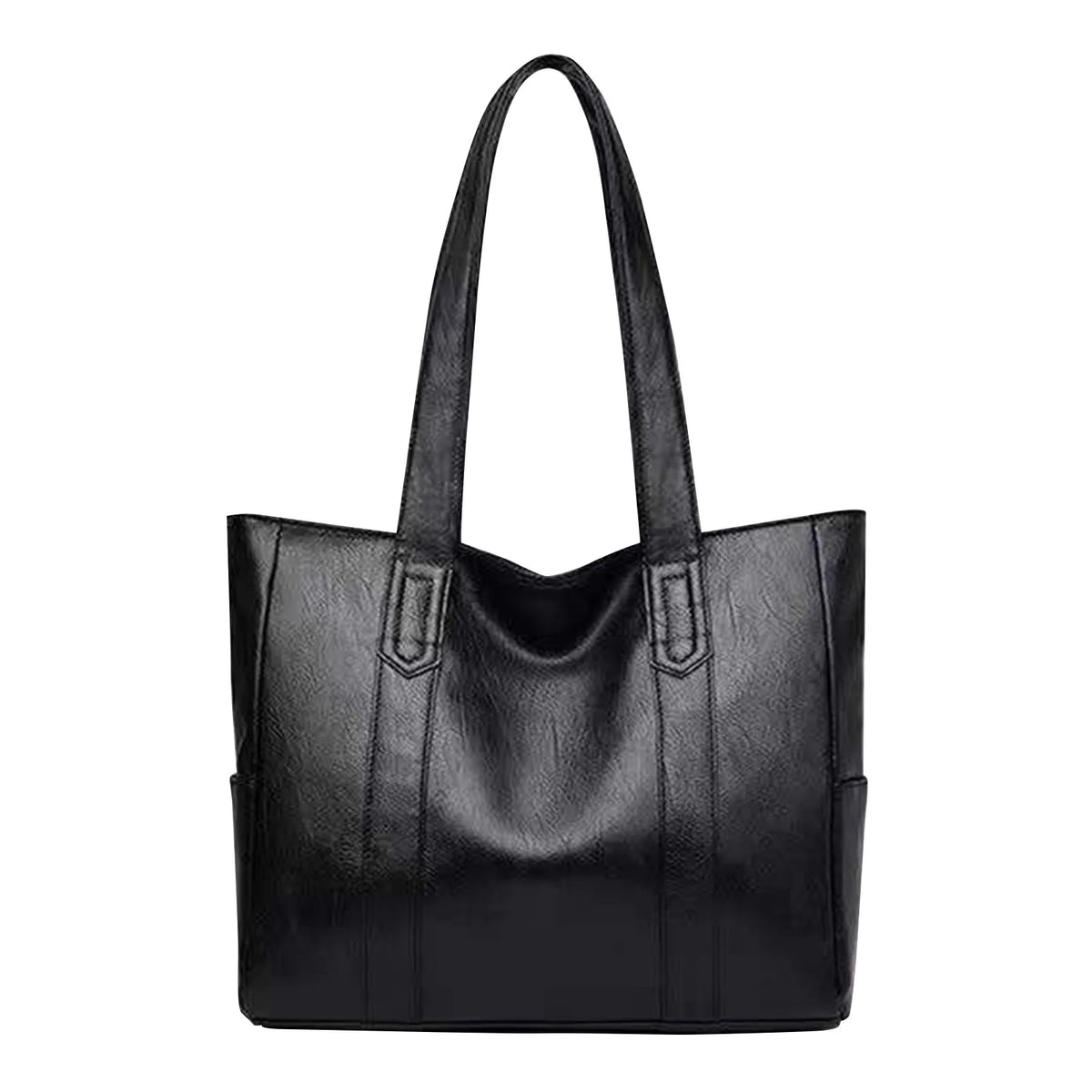 Women's Large Capacity PU Leather Tote Shoulder Handbag Tote Shoulder Handbag Babs