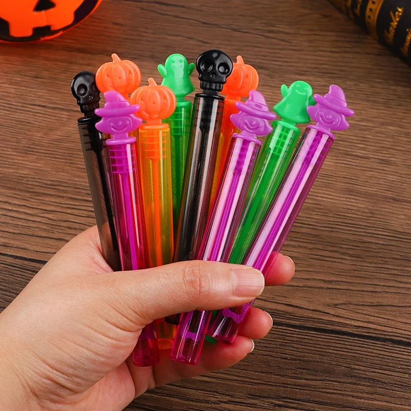 Halloween Bubble Wand Bottles – Pumpkin & Ghost Party Favors Halloween Bubble Wands Babs