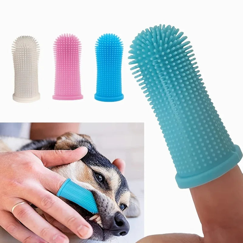 3-Pack Soft Pet Toothbrush for Dogs & Cats | Dental Care Pet Toothbrush Set Babs