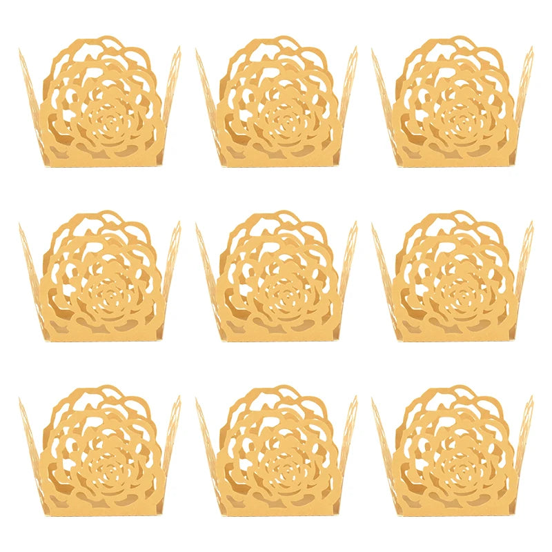 30/50pcs Chocolate Truffle Wrappers Mini Baking Cups Party Decor Mini Baking Cups Babs